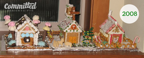 2008 Gingerbread houses