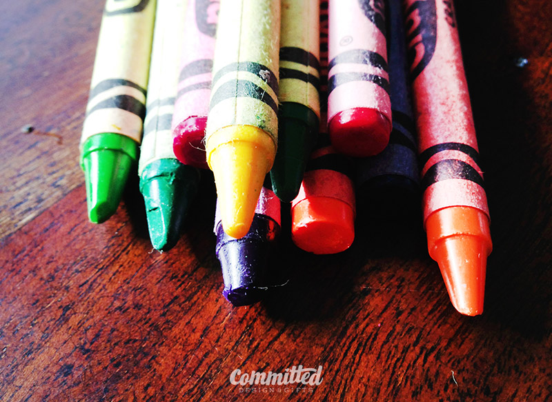 Start with crayons