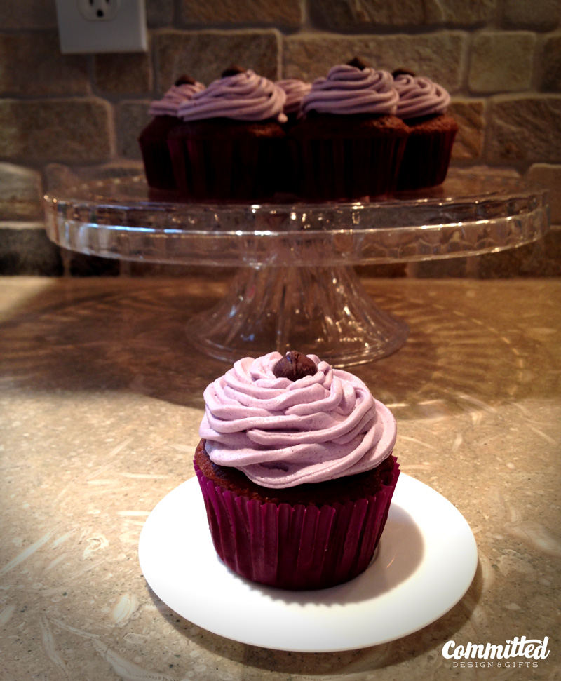 Chocolate cupcake with vanilla buttercream