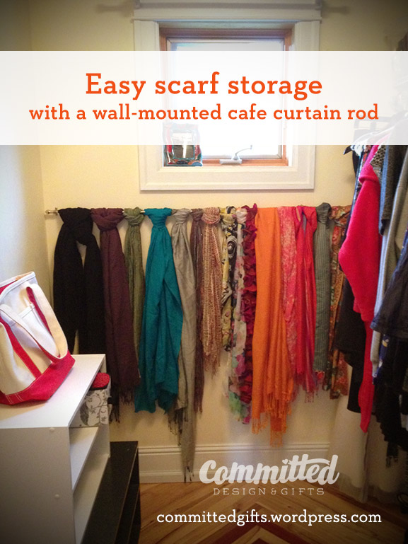 Scarf storage solution