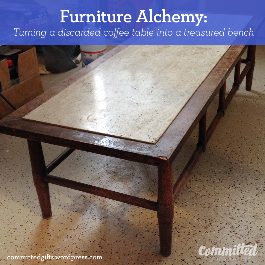 Furniture makeover: bench