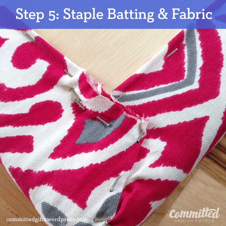 Staple batting & fabric