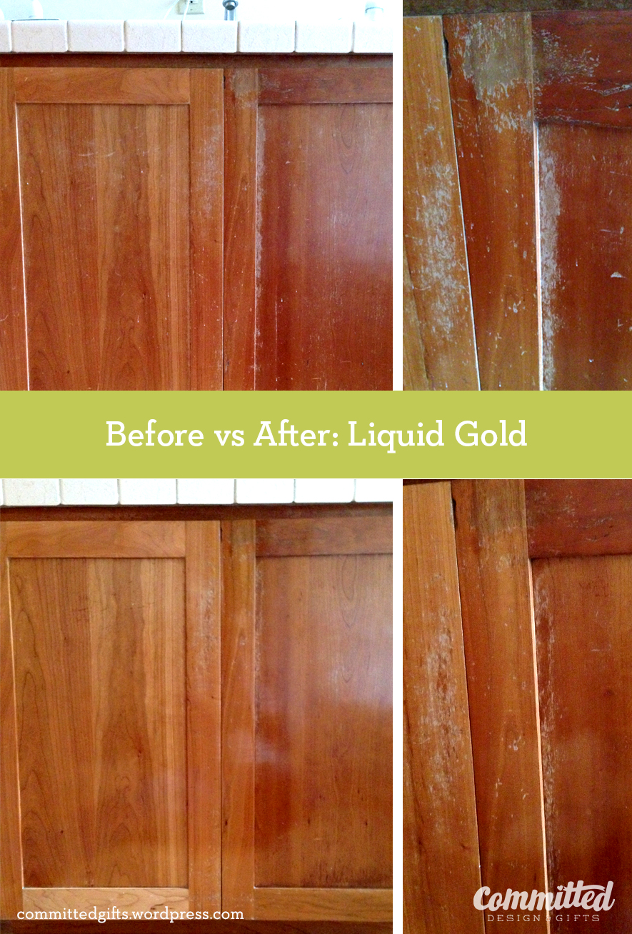 Liquid Gold wood oil.