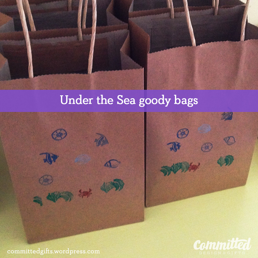 Under the Sea goody bags