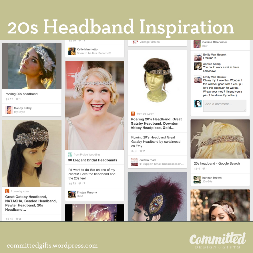 20s DIY Headband Inspiration